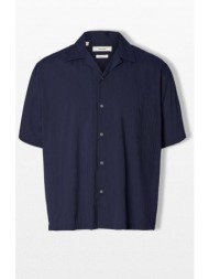 selected homme ανδρικό μπλε printed shirt