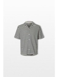 selected homme ανδρικό λευκό dylan ss overshirt