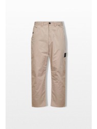 stone island ανδρικό μπεζ chino trousers with pockets