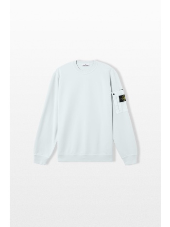 stone island ανδρικό μπλε crewneck sweatshirt