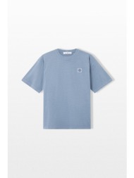 stone island ανδρικό μπλε regular fit t-shirt
