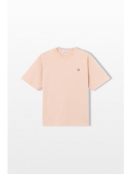 stone island ανδρικό ροζ regular fit t-shirt