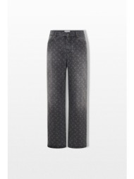 marine serre ανδρικό γκρι moon laser baggy jeans