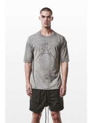 thom krom ανδρικό γκρι t-shirt m ts 933