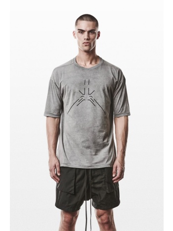 thom krom ανδρικό γκρι t-shirt m ts 933