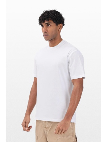 i`m brian ανδρικό λευκό mercerized cotton crew neck t-shirt