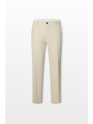 selected homme ανδρικό μπεζ slim fit suit trousers