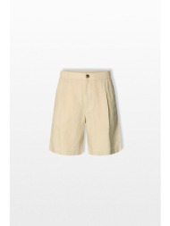 selected homme ανδρικό μπεζ linen shorts