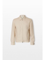 selected homme ανδρικό μπεζ linen jacket