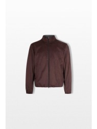 herno ανδρικό καφέ zip up jacket