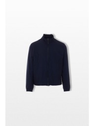 herno ανδρικό μπλε high neck jacket