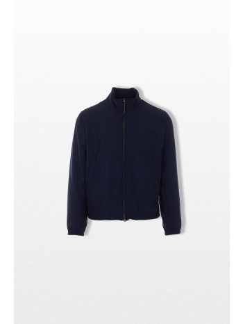 herno ανδρικό μπλε high neck jacket