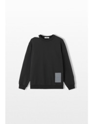 stone island ανδρικό γκρι crewneck sweatshirt