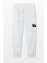 stone island ανδρικό μπλε regular tapered fit cargo trousers