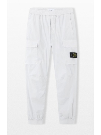 stone island ανδρικό μπλε regular tapered fit cargo trousers
