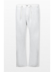 herno ανδρικό λευκό nylon maestro trousers