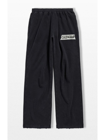 balenciaga ανδρικό μαύρο masking tape baggy pants