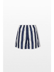 ami paris ανδρικό πολύχρωμο striped swim shorts