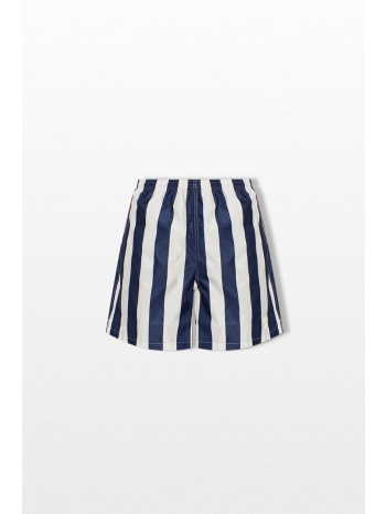 ami paris ανδρικό πολύχρωμο striped swim shorts