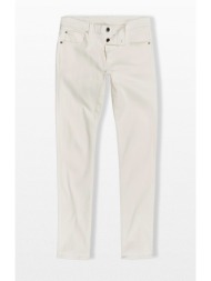 g-star ανδρικό λευκό 3301 slim jeans