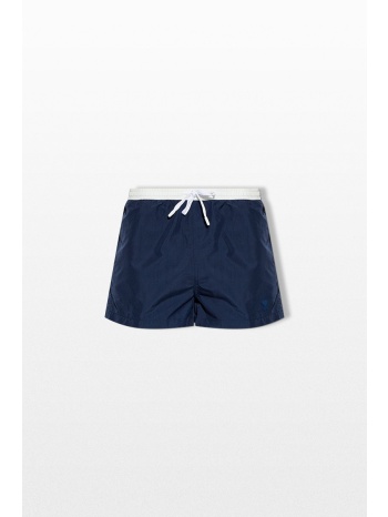 ami paris ανδρικό μπλε bicolor swimsuit