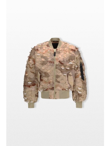 alpha industries ανδρικό μπεζ ma-1 ulcans flight jacket