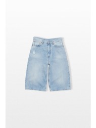 acne studios ανδρικό μπλε denim shorts