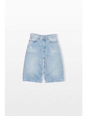 acne studios ανδρικό μπλε denim shorts