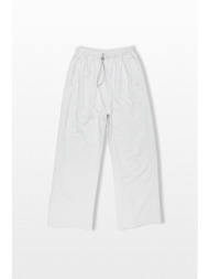 acne studios ανδρικό γκρι fleece logo sweatpants