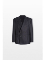 dolce&gabbana ανδρικό μπλε double breasted taormina blazer