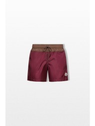 moncler ανδρικό κόκκινο contrast swim shorts