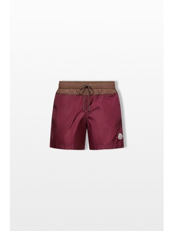 moncler ανδρικό κόκκινο contrast swim shorts