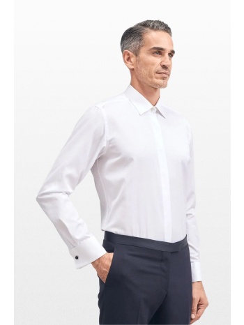 xacus ανδρικό λευκό tuxedo shirt