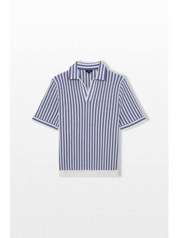 reiss ανδρικό μπλε short sleeved polo shirt