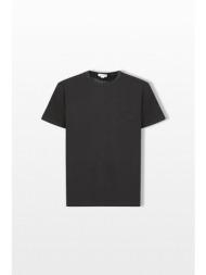 alexander mcqueen ανδρικό μαυρο pinstripe back hybrid t-shirt