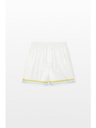 casablanca ανδρικό πολύχρωμο tennis landscape shorts