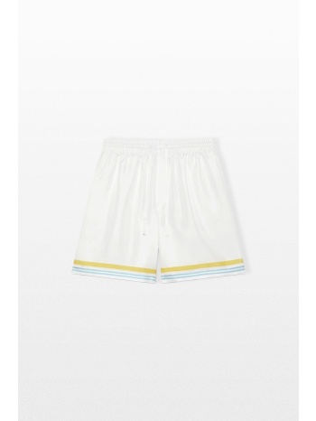 casablanca ανδρικό πολύχρωμο tennis landscape shorts