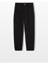 g-star ανδρικό μαύρο pleated chino trousers