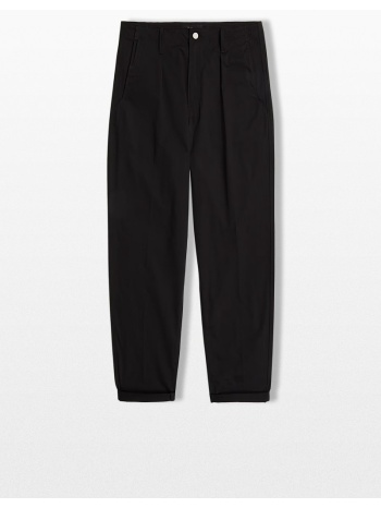 g-star ανδρικό μαύρο pleated chino trousers