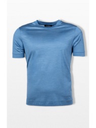 gran sasso ανδρικό μπλε round neck t-shirt