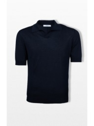 +39masq ανδρικό μπλε polo t-shirt