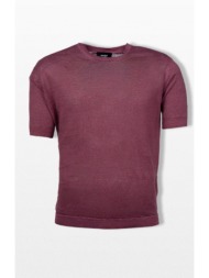 +39masq ανδρικό κόκκινο crew neck t-shirt