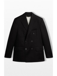 golden goose ανδρικό μαύρο double-breasted blazer