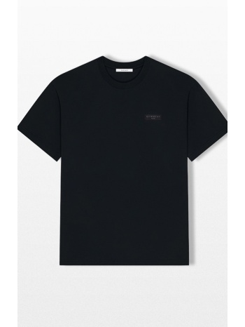 givenchy ανδρικό μαύρο t-shirt with givenchy paris gros