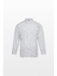 comme des garçons shirt ανδρικό λευκό long sleeved shirt