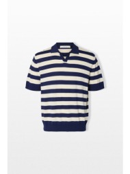 selected homme ανδρικό μπλε relaxed fit polo shirt