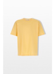 comme des garçons shirt ανδρικό πορτοκαλί logo print t-shirt