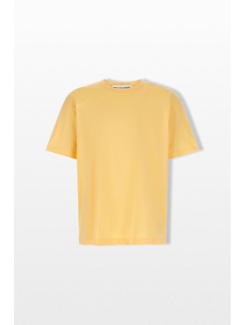 comme des garçons shirt ανδρικό πορτοκαλί logo print t-shirt