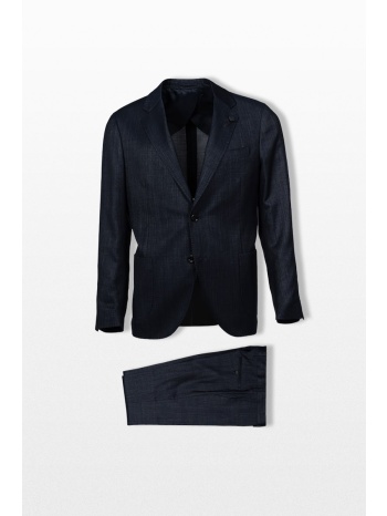 lardini ανδρικό μπλε single breasted blazer
