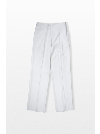 lardini ανδρικό λευκό relaxed fit trousers